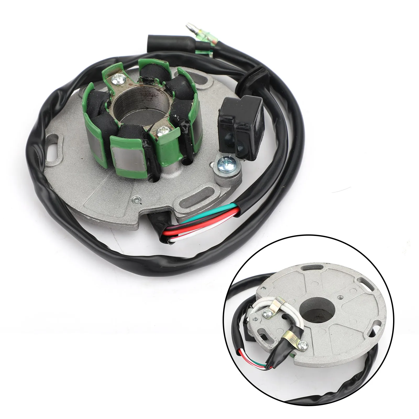 Катушка статора магнето Artudatech для Suzuki 32101-01B30 32101-01B31 32101-00B30 32101-28C01
Катушка статора магнето Artudatech для Suzuki 32101-01B30 32101-01B31 32101-00B30 32101-28C01