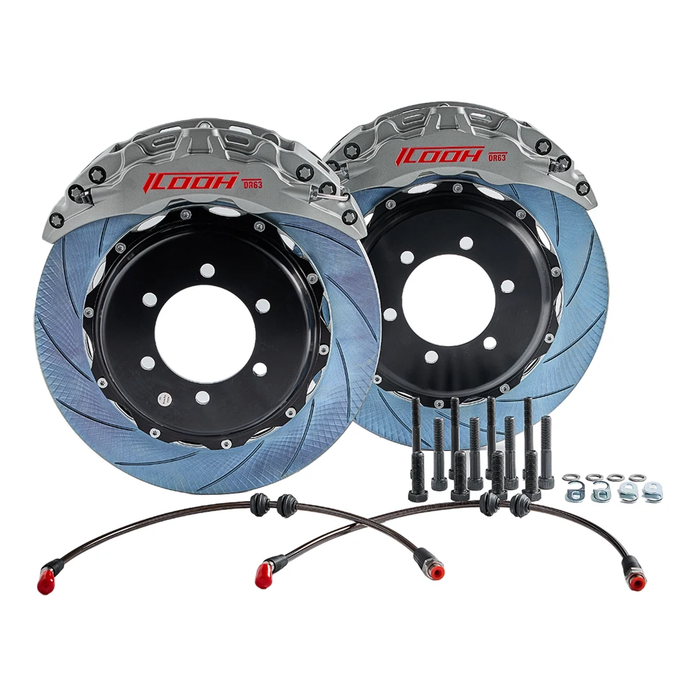 Factory Price ICOOH Dr6 6 Pistons Racing Big Brake Kits 330/345/355/378Mm Rotor Size Brake Sets For Mercedes-benz Range Rover
Factory Price ICOOH Dr6 6 Pistons Racing Big Brake Kits 330/345/355/378Mm Rotor Size Brake Sets For Mercedes-benz Range Rover