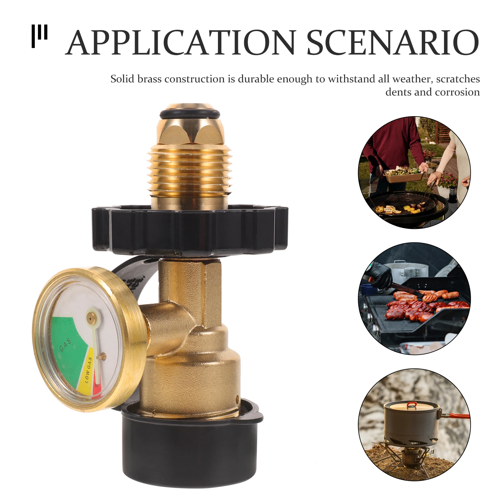Propane Tank Pressure Gauge Gas Can Converter Adapter Refill Tool Parts Indicator Connector Solid Brass Durable Lightweight Easy
Propane Tank Pressure Gauge Gas Can Converter Adapter Refill Tool Parts Indicator Connector Solid Brass Durable Lightweight Easy