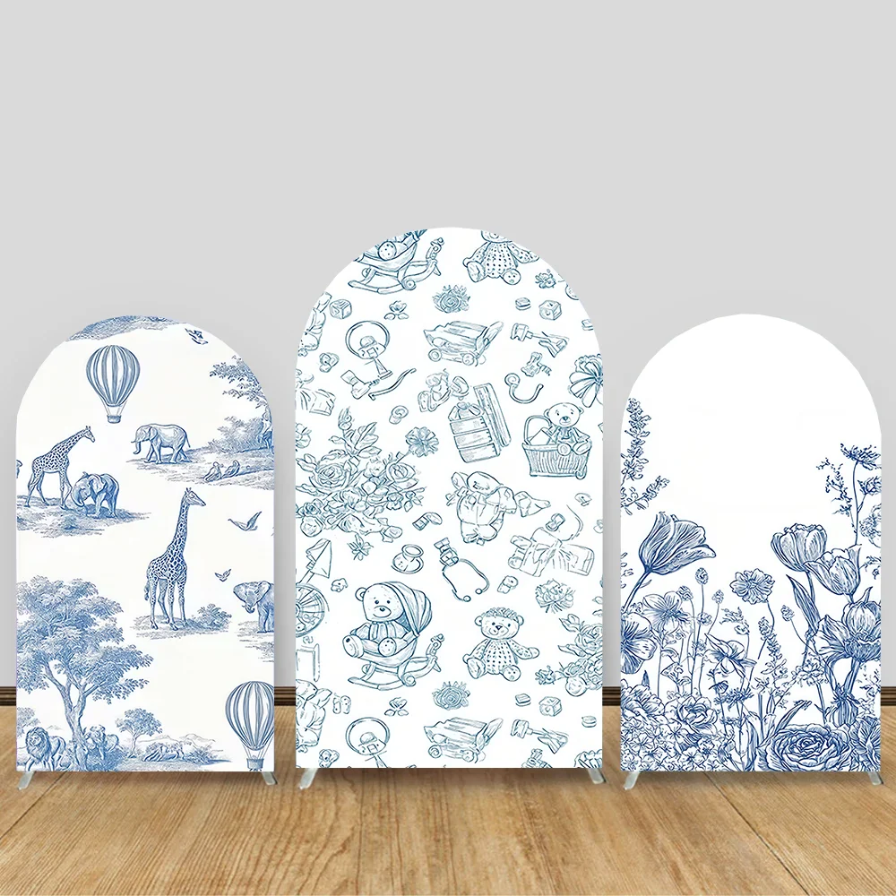 Blue Safari Arch Backdrop Cover Jungle Theme Spandex Cover for Baby Shower Birthday Safari Animal Photo Backdrop
Blue Safari Arch Backdrop Cover Jungle Theme Spandex Cover for Baby Shower Birthday Safari Animal Photo Backdrop
