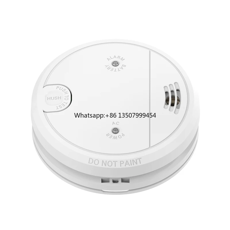 Hot Selling Photoelectric Wireless Smoke Detector AC 220-240V Supply EN 14604 Certified 85dB Alarm 10+ Year Service Life China
Hot Selling Photoelectric Wireless Smoke Detector AC 220-240V Supply EN 14604 Certified 85dB Alarm 10+ Year Service Life China
