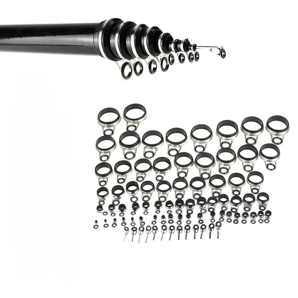 Lure & Jigging Guide Eye Combo Set, Stainless Steel & Ceramic Line Guide Rings, Fishing Accessories Kit
Lure & Jigging Guide Eye Combo Set, Stainless Steel & Ceramic Line Guide Rings, Fishing Accessories Kit