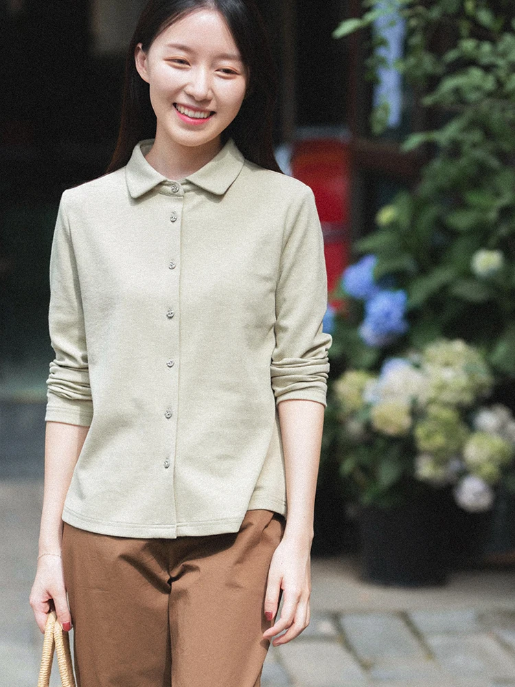 Ele Classic Long Sve T-irt Retro Gentle Artistic Sle Cotton Polyester Blend Women's Faion Straight Cut Fit
Ele Classic Long Sve T-irt Retro Gentle Artistic Sle Cotton Polyester Blend Women's Faion Straight Cut Fit