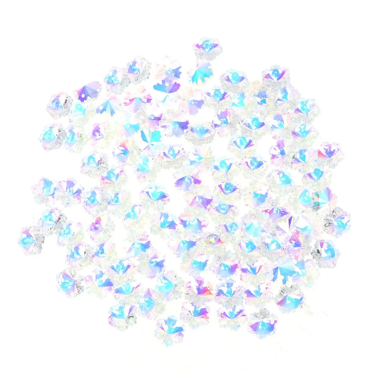 100Pcs Stained Glass Drill Jewelry Pendants DIY Snowflake Charm Pendant Jewelry Making Accessories Necklace Bracelet Earring
100Pcs Stained Glass Drill Jewelry Pendants DIY Snowflake Charm Pendant Jewelry Making Accessories Necklace Bracelet Earring