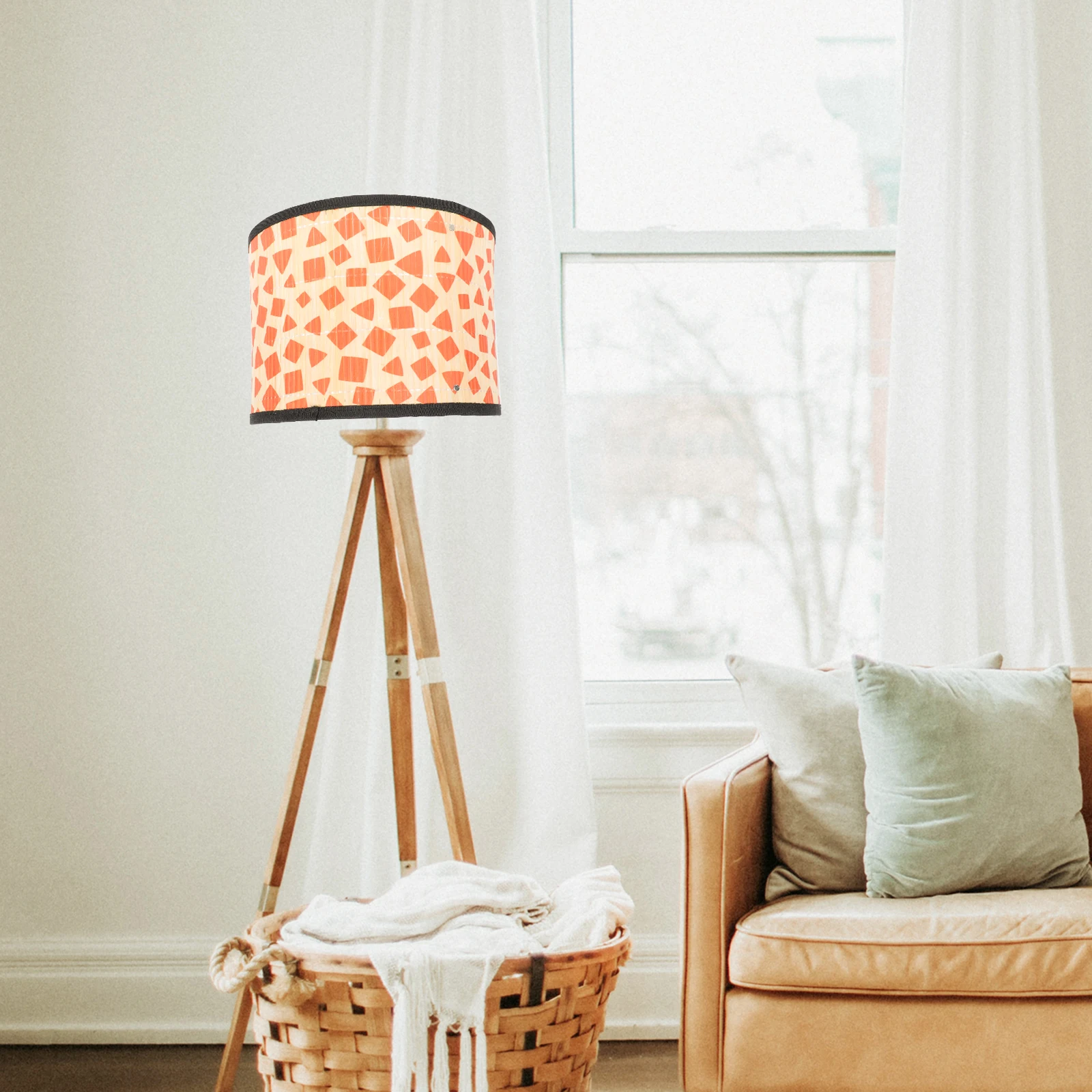 Bamboo Lampshade Home Decor Vintage Printed Table Light Cover Retro Ceiling Shell Accessory Stylish Housewarming Gift
Bamboo Lampshade Home Decor Vintage Printed Table Light Cover Retro Ceiling Shell Accessory Stylish Housewarming Gift