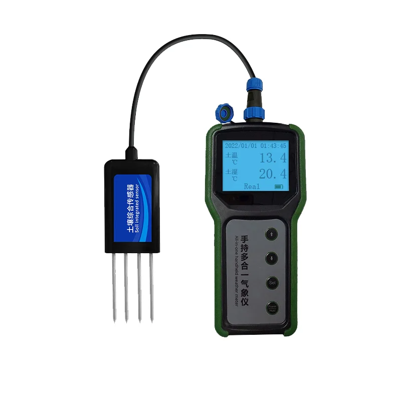 Takeme-10ec-YPN Portable Soil Moisture Sensor Data Logger Digital Soil NPK Tester 7-in-1 Soil PH Meter Kit Sensor
Takeme-10ec-YPN Portable Soil Moisture Sensor Data Logger Digital Soil NPK Tester 7-in-1 Soil PH Meter Kit Sensor
