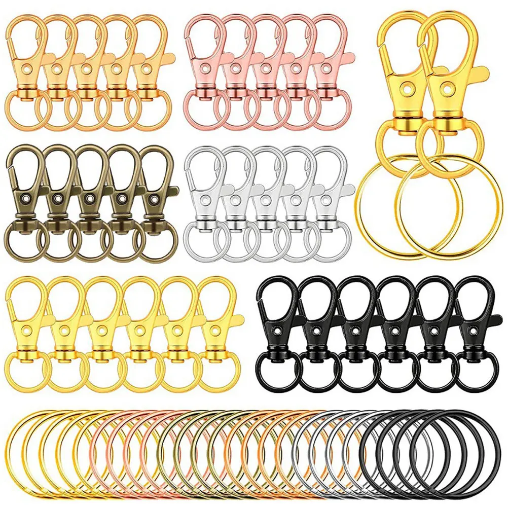 1 set 1 Set Of 6Mm Colorful Rotatable Clasps Metal Keychain Connectors For Diy Jewelry Making Craft Lobster Buckle Key Ring
1 set 1 Set Of 6Mm Colorful Rotatable Clasps Metal Keychain Connectors For Diy Jewelry Making Craft Lobster Buckle Key Ring