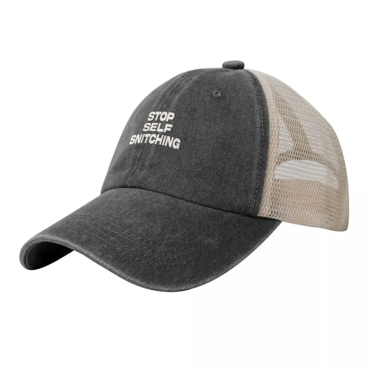Stop Self Snitching Cowboy Mesh Baseball Cap Christmas Hat Luxury Cap Women's Beach Men's
Stop Self Snitching Cowboy Mesh Baseball Cap Christmas Hat Luxury Cap Women's Beach Men's