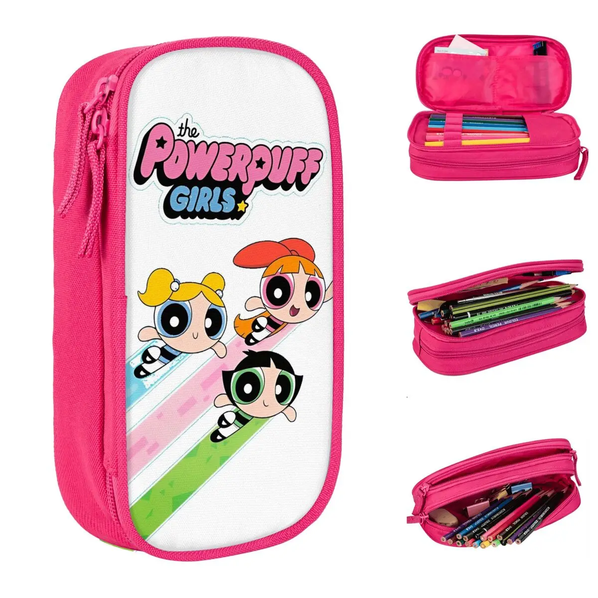 P-Powerpuffs Girls Pencil Case Canvas Pencil Box Students Cool Big Back To School Pencil Cases Stationery Organizer
P-Powerpuffs Girls Pencil Case Canvas Pencil Box Students Cool Big Back To School Pencil Cases Stationery Organizer