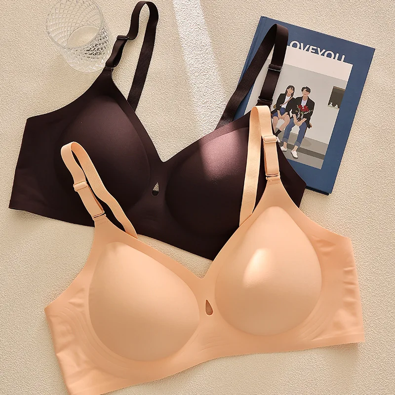 Soft Support Large Size Seamless Jelly Strip Comfortable Women's Underwear Gathered Bra for Big Breasts Low Waist Shorts
Soft Support Large Size Seamless Jelly Strip Comfortable Women's Underwear Gathered Bra for Big Breasts Low Waist Shorts