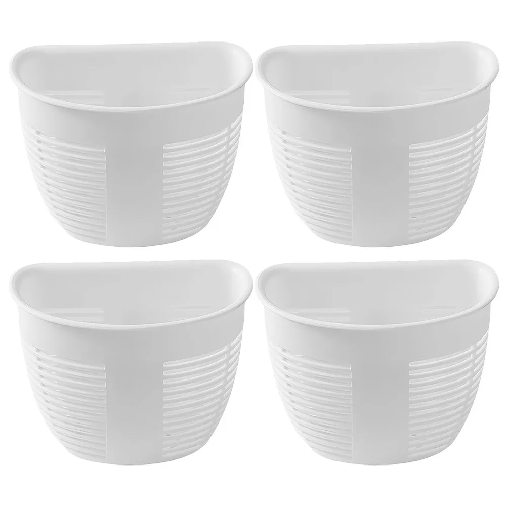 4Pcs Wall Mounted Storage Basket No Drill Bathroom Kitchen Organizer Hanging Basket Shower Draining Holder Space Saving White
4Pcs Wall Mounted Storage Basket No Drill Bathroom Kitchen Organizer Hanging Basket Shower Draining Holder Space Saving White