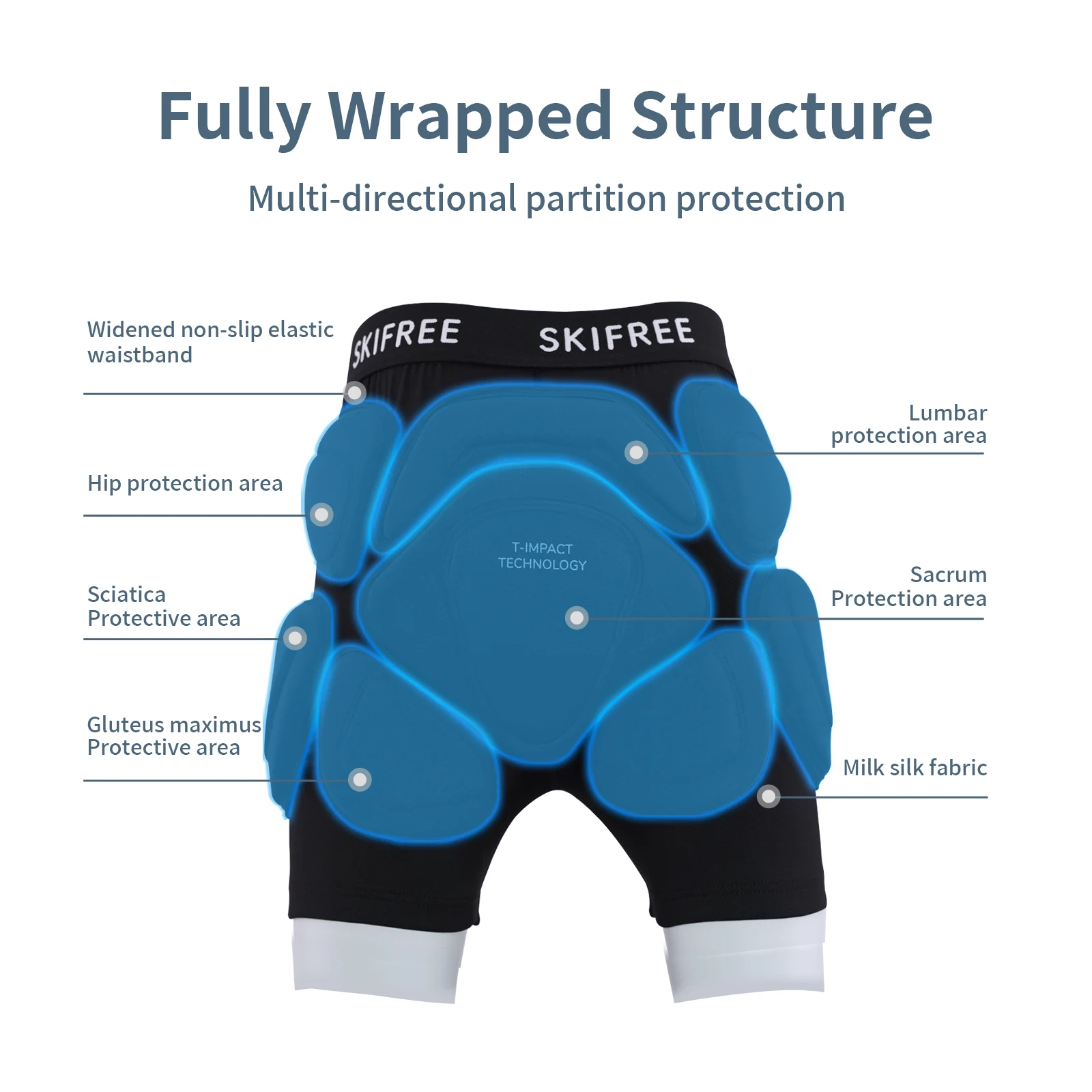 SKIFREE S2 Hip Pads with Knee Guards Protective Impact Resistant Breathable Warm Rock Shield for Skiing Snowboarding
SKIFREE S2 Hip Pads with Knee Guards Protective Impact Resistant Breathable Warm Rock Shield for Skiing Snowboarding