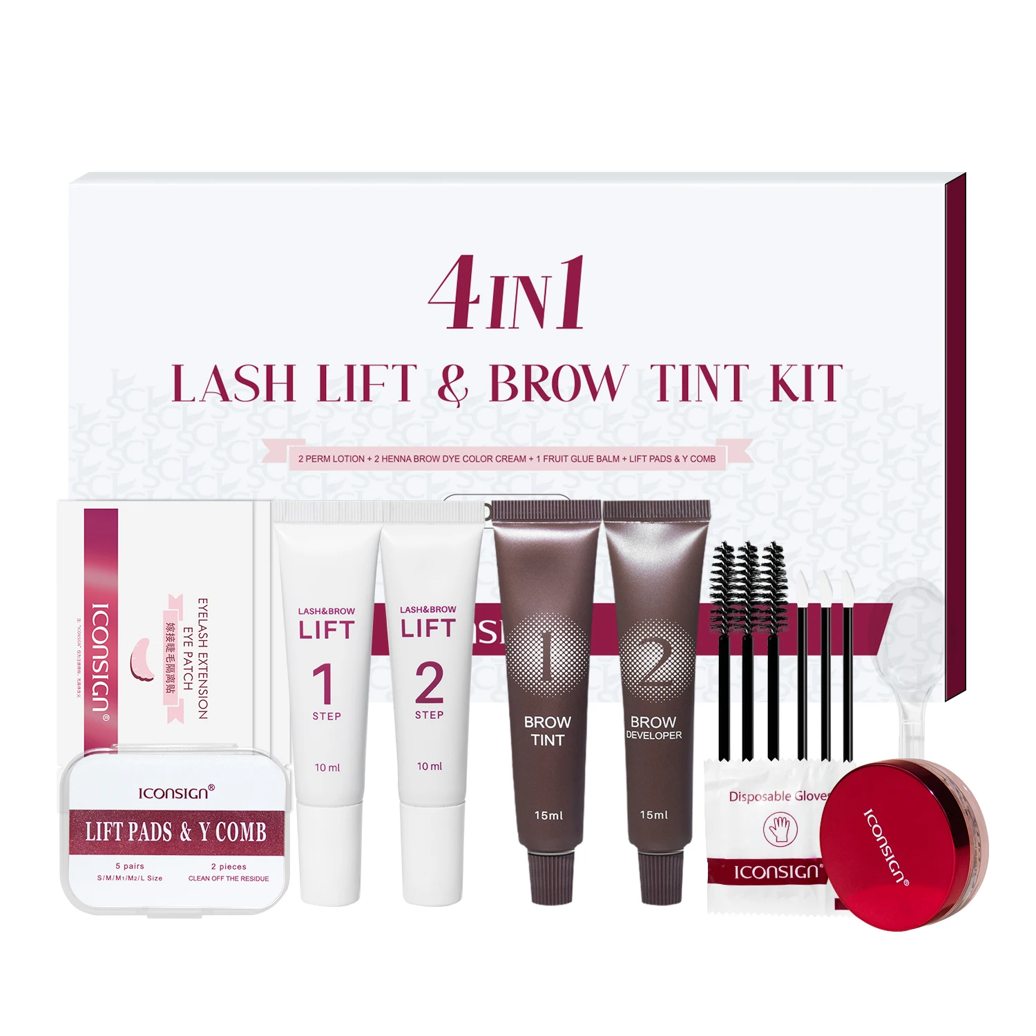 ICONSIGN New Lash Lift and Tint Kit Professional Eyelash Lifting Calia Perming Lashes Tint Brow Dye Eyes Makeup Tools
ICONSIGN New Lash Lift and Tint Kit Professional Eyelash Lifting Calia Perming Lashes Tint Brow Dye Eyes Makeup Tools