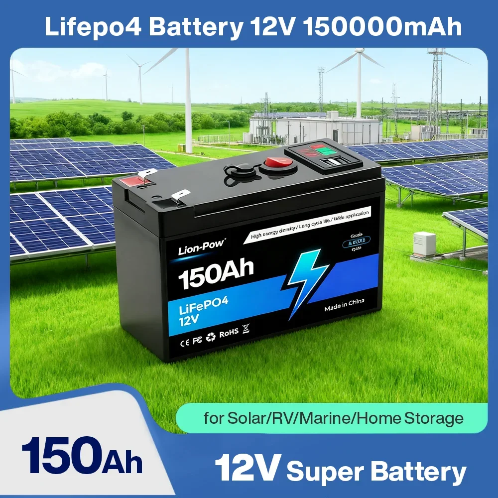 Lifepo4 Аккумулятор 12 В 150000 мАч Высокое качество со встроенным BMS подходит для домашнего хранения RV Off-Grid Система Солнечная энергетическая система Marine
Lifepo4 Аккумулятор 12 В 150000 мАч Высокое качество со встроенным BMS подходит для домашнего хранения RV Off-Grid Система Солнечная энергетическая система Marine