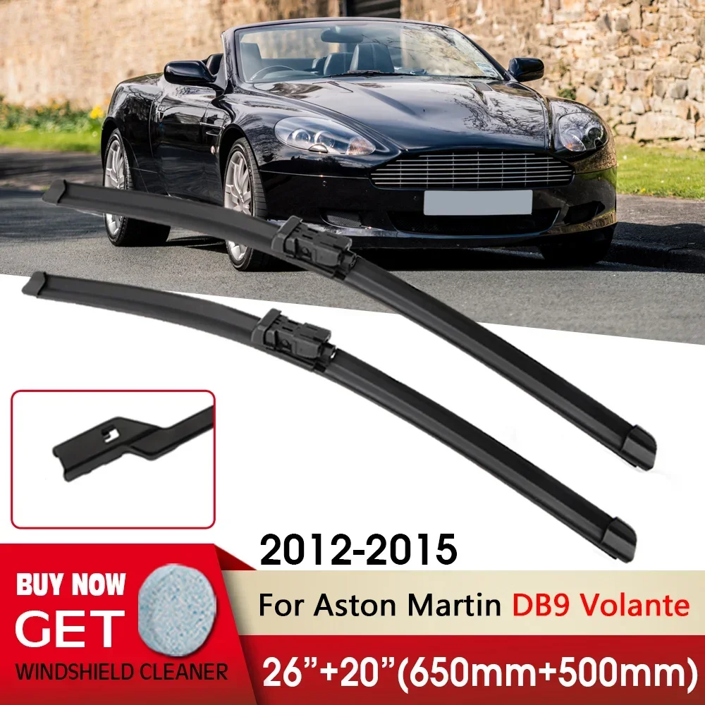 Front Car Wiper Blade 26"+20" For Aston Martin DB9 Volante 2012-2017 Fit push button Front Windscreen Wipers Auto Accessories
Front Car Wiper Blade 26"+20" For Aston Martin DB9 Volante 2012-2017 Fit push button Front Windscreen Wipers Auto Accessories