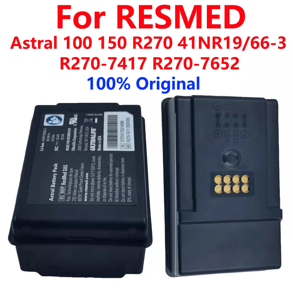 100% оригинальный аккумулятор 14,4 В 6,6 Ач для RESMED Astral 100 150 R270 41NR19/66-3 R270-7417 R270-7652, аккумуляторы для вентиляционных инструментов
100% оригинальный аккумулятор 14,4 В 6,6 Ач для RESMED Astral 100 150 R270 41NR19/66-3 R270-7417 R270-7652, аккумуляторы для вентиляционных инструментов