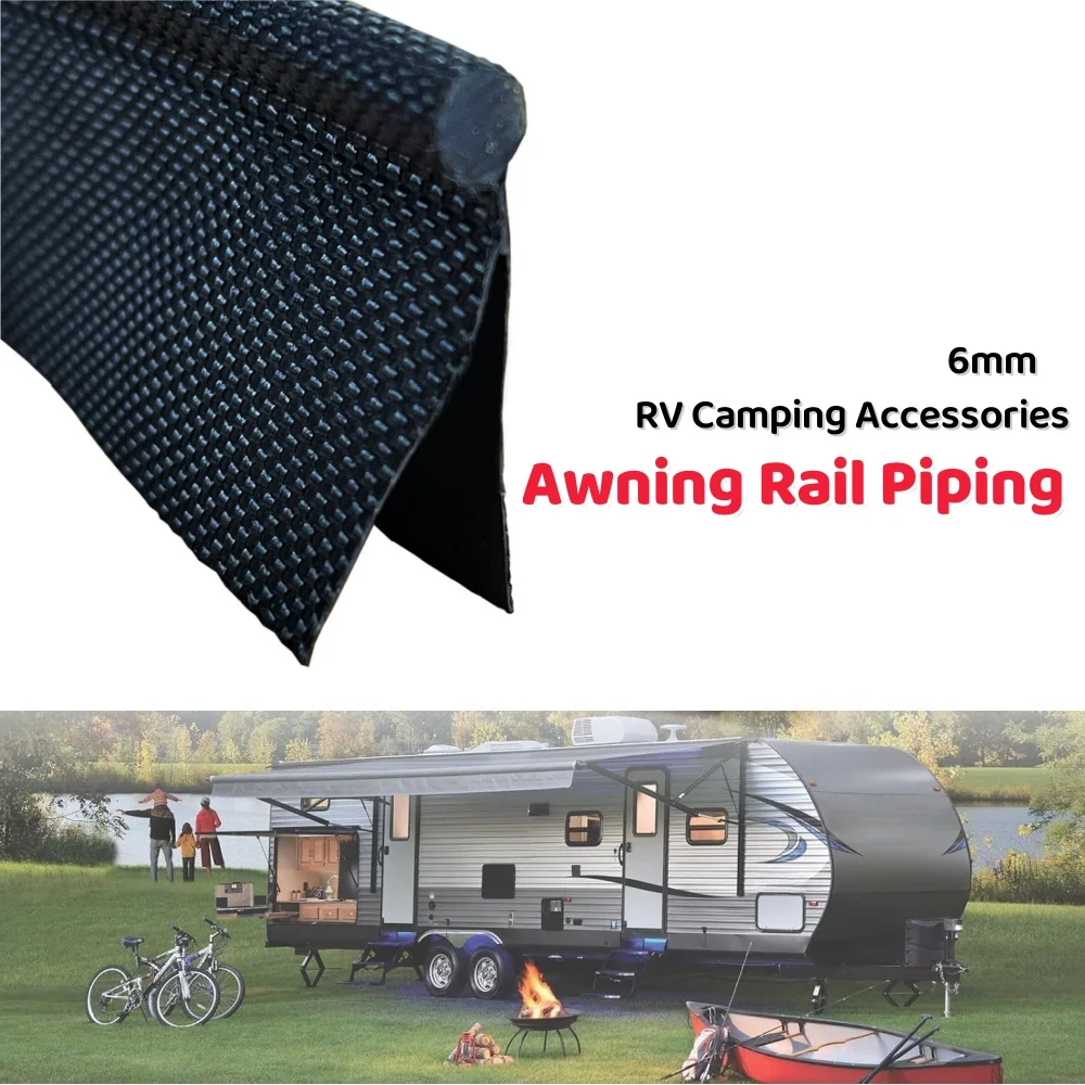 1m Black/Grey Awning Rail Piping 6mm Double Flap Black PVC Core For Keder Camping Awnings Tents Caravan Camping Accessories
1m Black/Grey Awning Rail Piping 6mm Double Flap Black PVC Core For Keder Camping Awnings Tents Caravan Camping Accessories