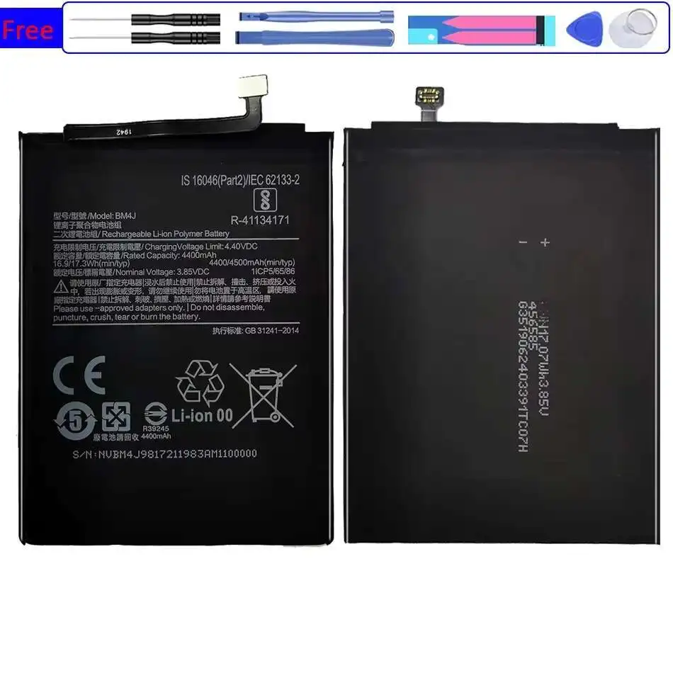4500mAh Mobile Phone Battery For Xiaomi Redmi Note 8 Pro Note8 Pro Lightweight BM4J
4500mAh Mobile Phone Battery For Xiaomi Redmi Note 8 Pro Note8 Pro Lightweight BM4J