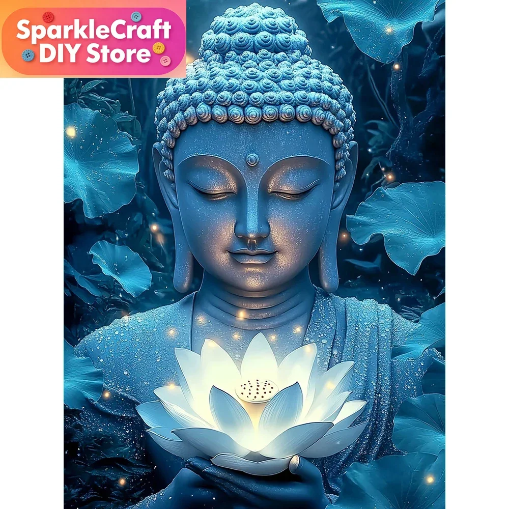 1PC frameless Diamond Mosaic Religious Figures Full Square Painting Buddha Portrait Picture Rhinestones Embroidery Lotus Wall
1PC frameless Diamond Mosaic Religious Figures Full Square Painting Buddha Portrait Picture Rhinestones Embroidery Lotus Wall