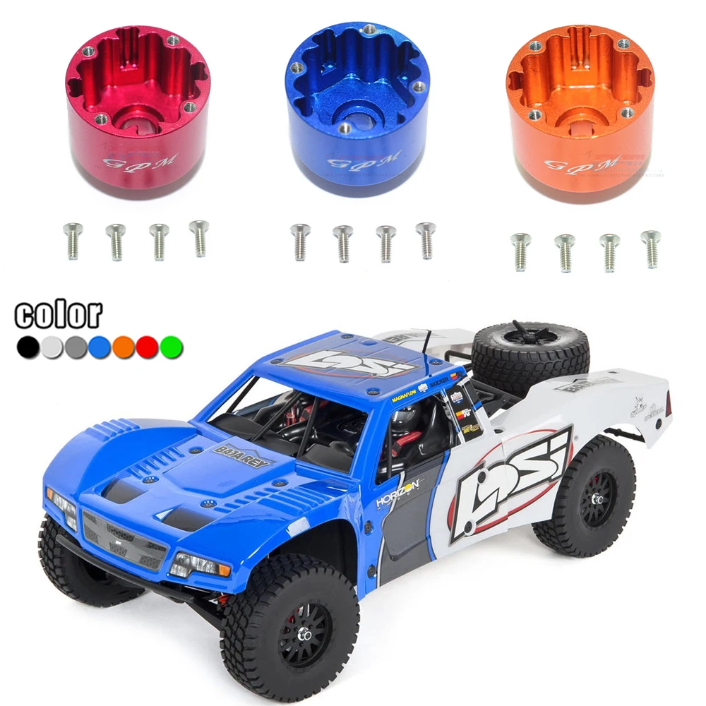 GPM Metal Aluminum front/rear Universal Differential Case Gearbox housing for LOSI 1/10 Baja Rey Rock Rey Upgrade Accessories
GPM Metal Aluminum front/rear Universal Differential Case Gearbox housing for LOSI 1/10 Baja Rey Rock Rey Upgrade Accessories