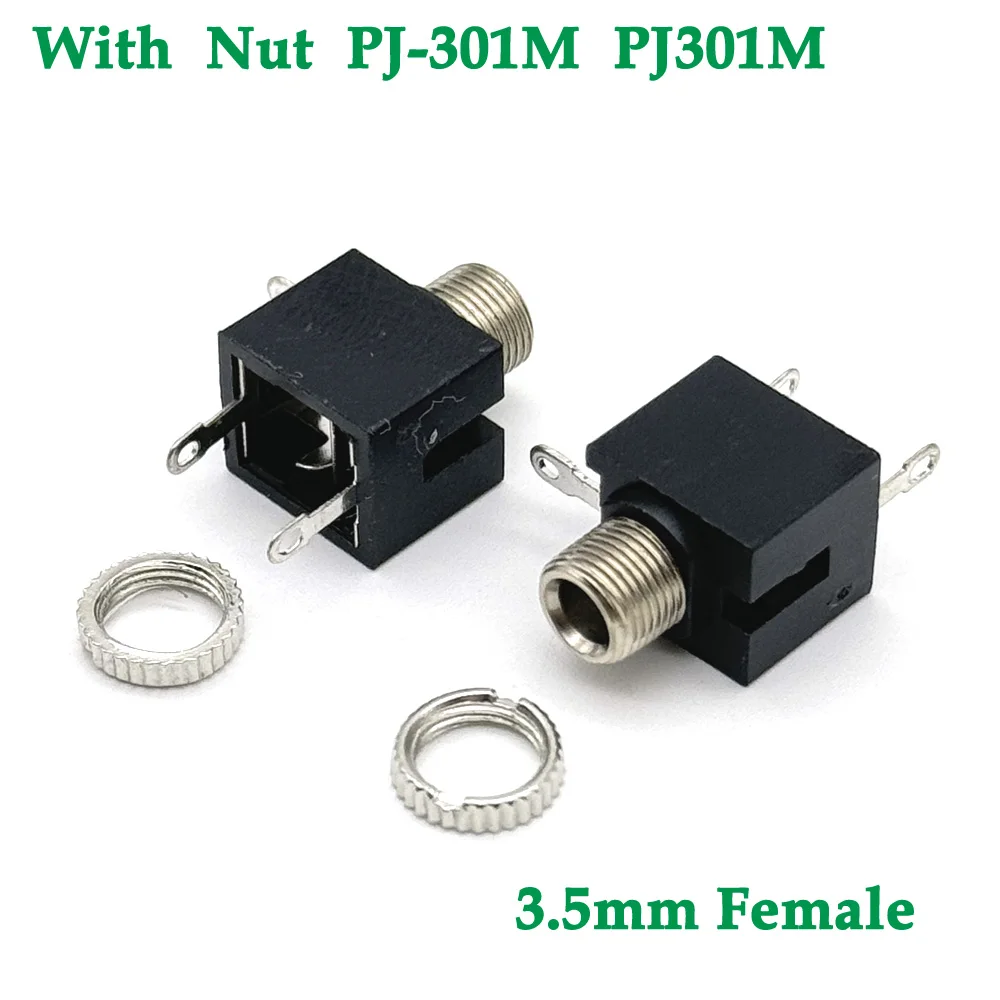 1/5/10Pcs Good Quality 3.5mm Female Audio Connector 3 Pin DIP Headphone Jack Socket Mono Channel PJ-301M PJ301M
1/5/10Pcs Good Quality 3.5mm Female Audio Connector 3 Pin DIP Headphone Jack Socket Mono Channel PJ-301M PJ301M