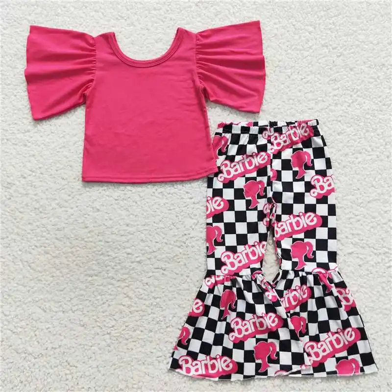 Hot Sale Baby Girls Clothes Pink Boutique Kids Clothes Girls Bell Bottom Outfit Fashion Toddler Girl Clothes Set
Hot Sale Baby Girls Clothes Pink Boutique Kids Clothes Girls Bell Bottom Outfit Fashion Toddler Girl Clothes Set