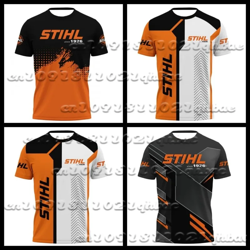New Men's Quick-drying T-shirt STIHL Printed Comfortable Sports and Leisure Breathable Sweat-absorbing Racing Short-sleeved Top
New Men's Quick-drying T-shirt STIHL Printed Comfortable Sports and Leisure Breathable Sweat-absorbing Racing Short-sleeved Top