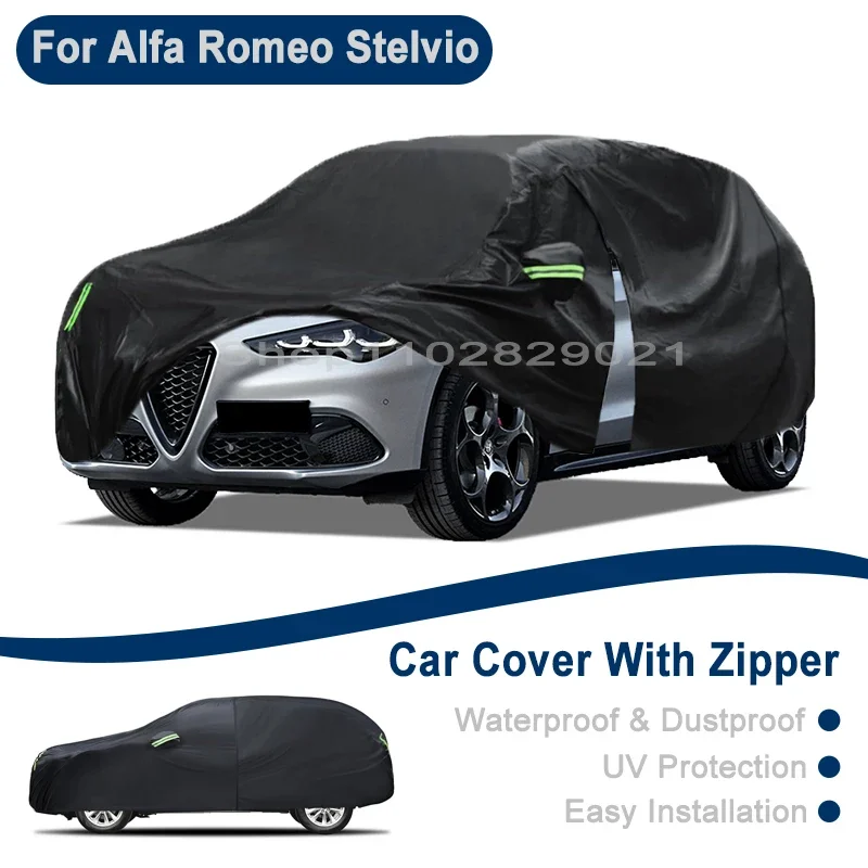 Outdoor Full Vehicle Cover For Alfa Romeo Stelvio - Side Zipper Design, Waterproof Dustproof Sun Protection Car Cover
Outdoor Full Vehicle Cover For Alfa Romeo Stelvio - Side Zipper Design, Waterproof Dustproof Sun Protection Car Cover