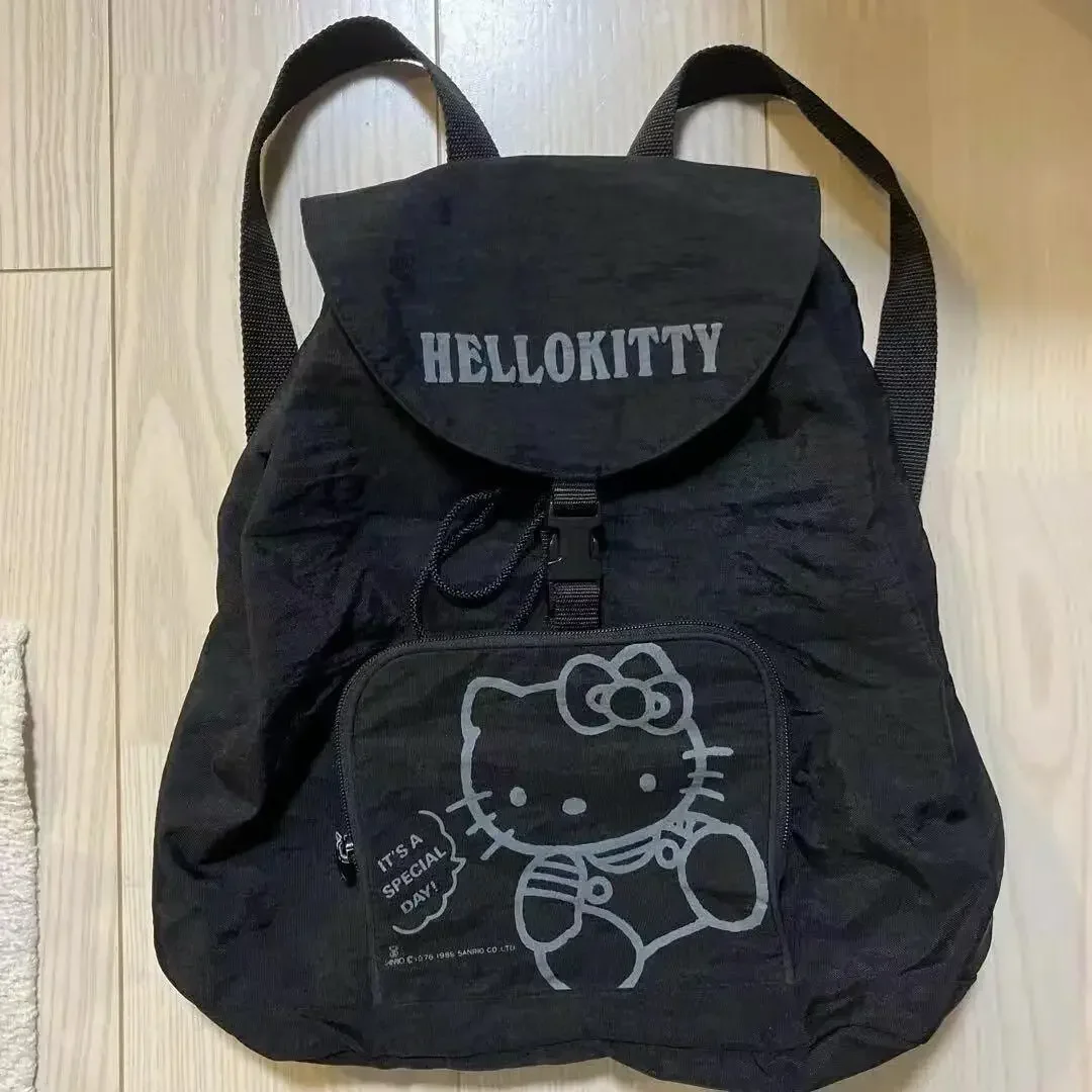 Рюкзак Sanrio hello kitty Y2K, школьный рюкзак, милая черная дорожная сумка для хранения, сумка на плечо, сумка для мальчиков и девочек
Рюкзак Sanrio hello kitty Y2K, школьный рюкзак, милая черная дорожная сумка для хранения, сумка на плечо, сумка для мальчиков и девочек