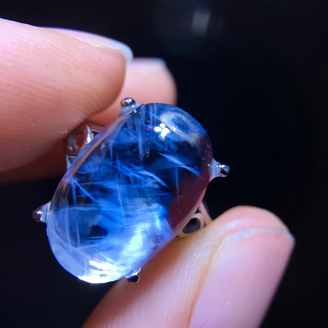 1pcs/lot natural blue Crystal ring High collection value man Women's model 925 sterling silver size Adjustable Mystic energy
1pcs/lot natural blue Crystal ring High collection value man Women's model 925 sterling silver size Adjustable Mystic energy