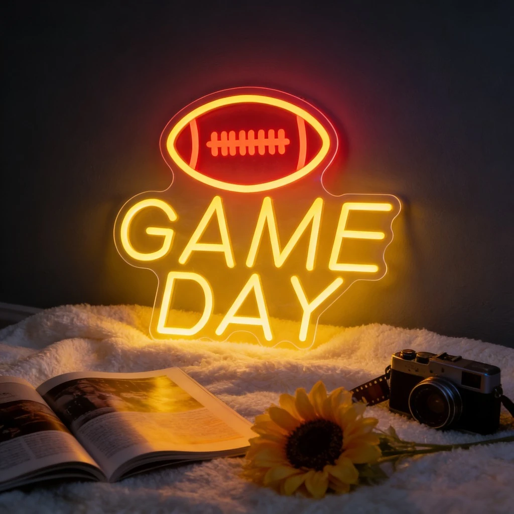 Неоновая вывеска GAME DAY с USB-питанием, регулируемая LED-лампа, декор для стен спальни, игровой комнаты, гостиной, подарки на день рождения
Неоновая вывеска GAME DAY с USB-питанием, регулируемая LED-лампа, декор для стен спальни, игровой комнаты, гостиной, подарки на день рождения 