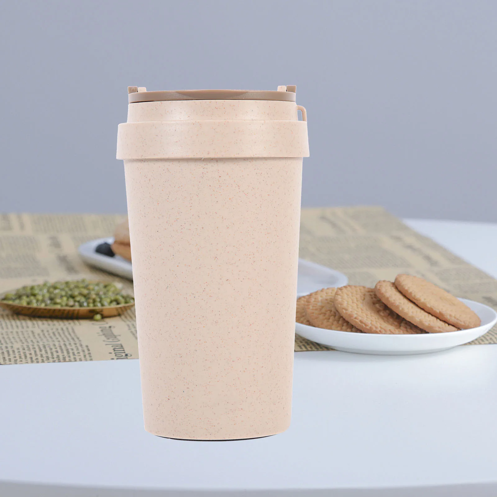 Wheat Coffee Cup Insulated Leakproof Foldable Drinkware Travel Practical Pp Material Kitchen Bar Outdoor Use Storage
Wheat Coffee Cup Insulated Leakproof Foldable Drinkware Travel Practical Pp Material Kitchen Bar Outdoor Use Storage