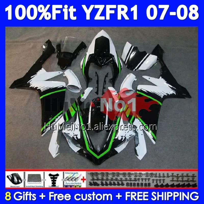 Injection Mold For YAMAHA YZF-R1 YZF R1 R 1 YZF 1000 07-08 367No.4 YZF1000 YZFR1 07 08 YZF-1000 2007 2008 Green black Fairing
Injection Mold For YAMAHA YZF-R1 YZF R1 R 1 YZF 1000 07-08 367No.4 YZF1000 YZFR1 07 08 YZF-1000 2007 2008 Green black Fairing