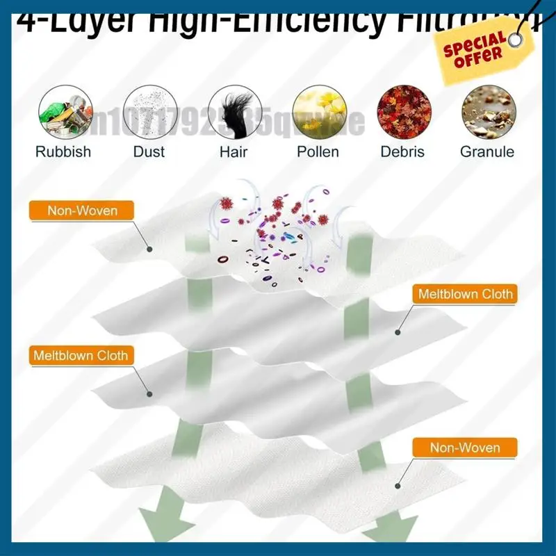 -A89Z запасные части для робота-пылесоса Roborock Qrevo, основная боковая щетка, фильтры HEPA, подушечки для швабры, мешки для пыли
-A89Z запасные части для робота-пылесоса Roborock Qrevo, основная боковая щетка, фильтры HEPA, подушечки для швабры, мешки для пыли