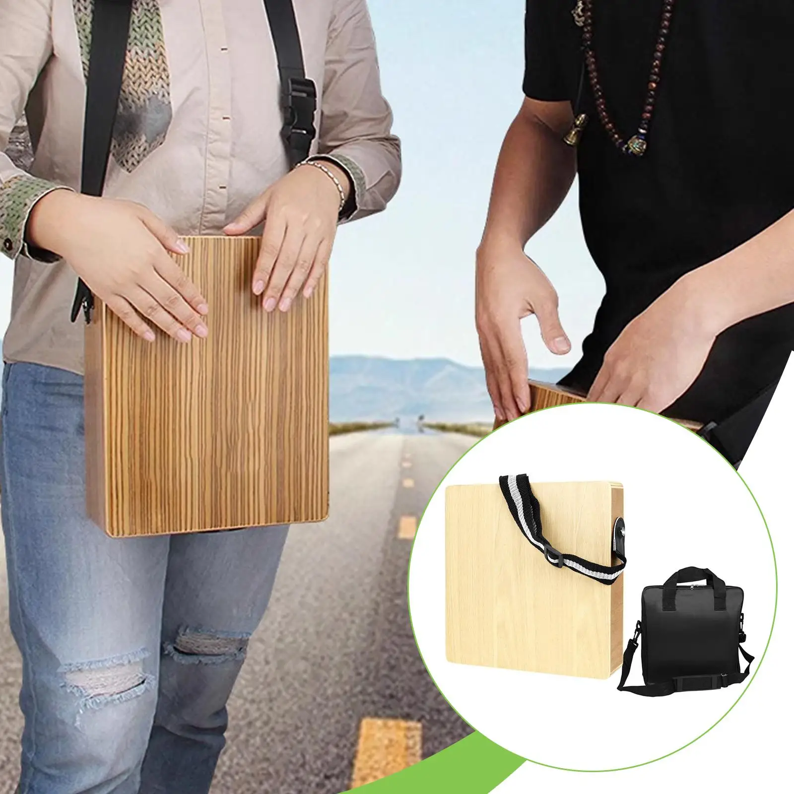 Деревянный ударный барабан с двойным звуковым отверстием, дорожная кахоновая коробка, барабан, акустическая барабанная площадка для занятий и выступлений на открытом воздухе
Деревянный ударный барабан с двойным звуковым отверстием, дорожная кахоновая коробка, барабан, акустическая барабанная площадка для занятий и выступлений на открытом воздухе