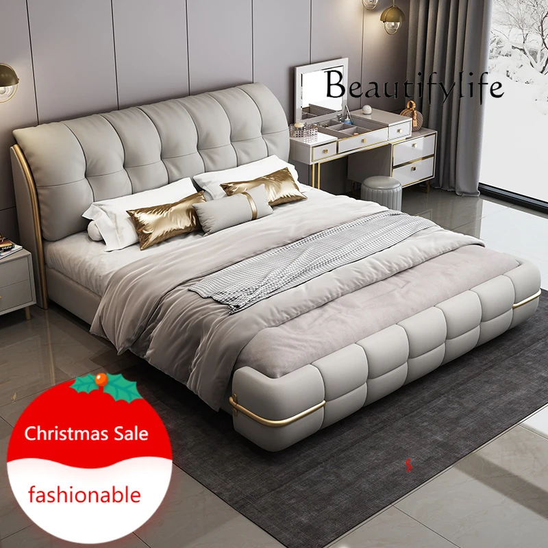 Twin Master Bedroom Bed Wedding Luxury Full Body Cama De Casal Bedroom Nordic High Quality Bed High End Modern Lazy
Twin Master Bedroom Bed Wedding Luxury Full Body Cama De Casal Bedroom Nordic High Quality Bed High End Modern Lazy