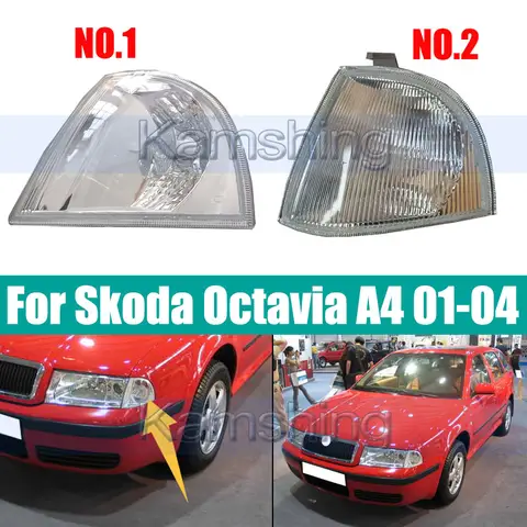 Car Corner Lamp Light For Skoda Octavia A4 2001 2002 2003 2004 Car Headlight Turn Signal Indicator Corner Light