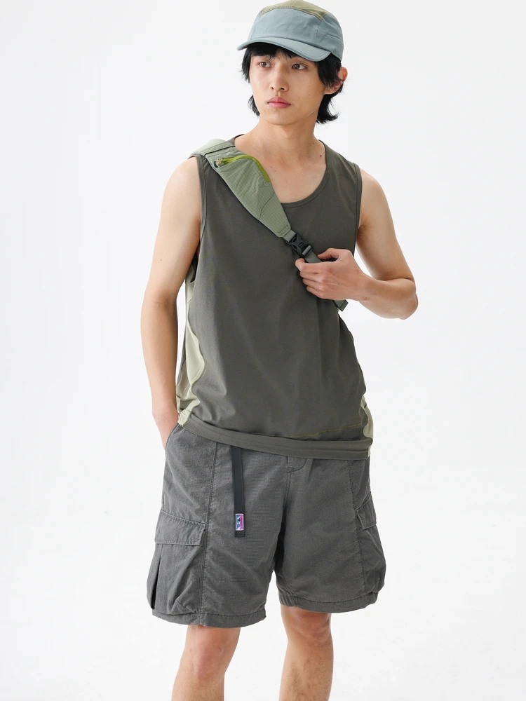 Спортивная майка Bla Ft Outdoor Quick Dry: дышащий летний топ в американском ретро-стиле, свободный крой, круглый вырез
Спортивная майка Bla Ft Outdoor Quick Dry: дышащий летний топ в американском ретро-стиле, свободный крой, круглый вырез