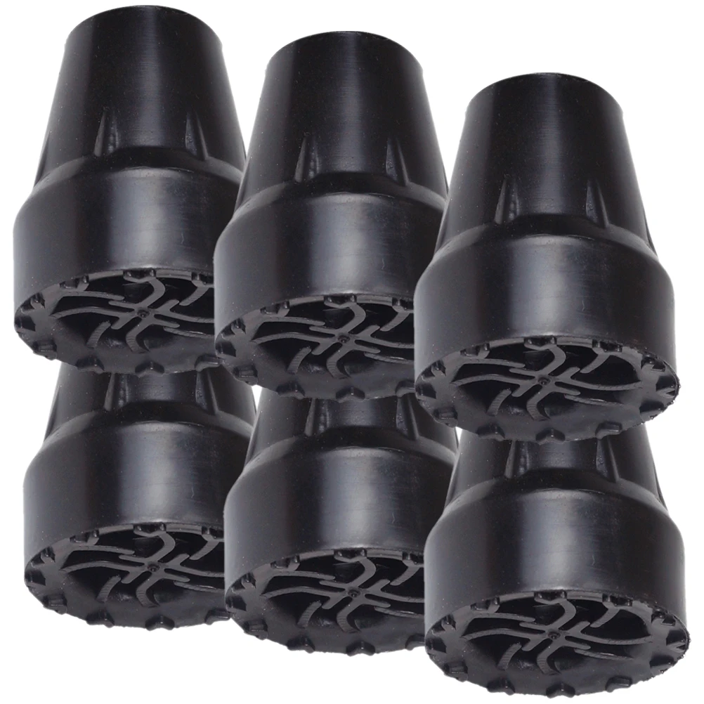 6 Pcs Black Rubber Non slip Cane Tips Crutches Accessories End Pads for Trekking Durable Shock Absorbing Outdoor Mountaineering
6 Pcs Black Rubber Non slip Cane Tips Crutches Accessories End Pads for Trekking Durable Shock Absorbing Outdoor Mountaineering