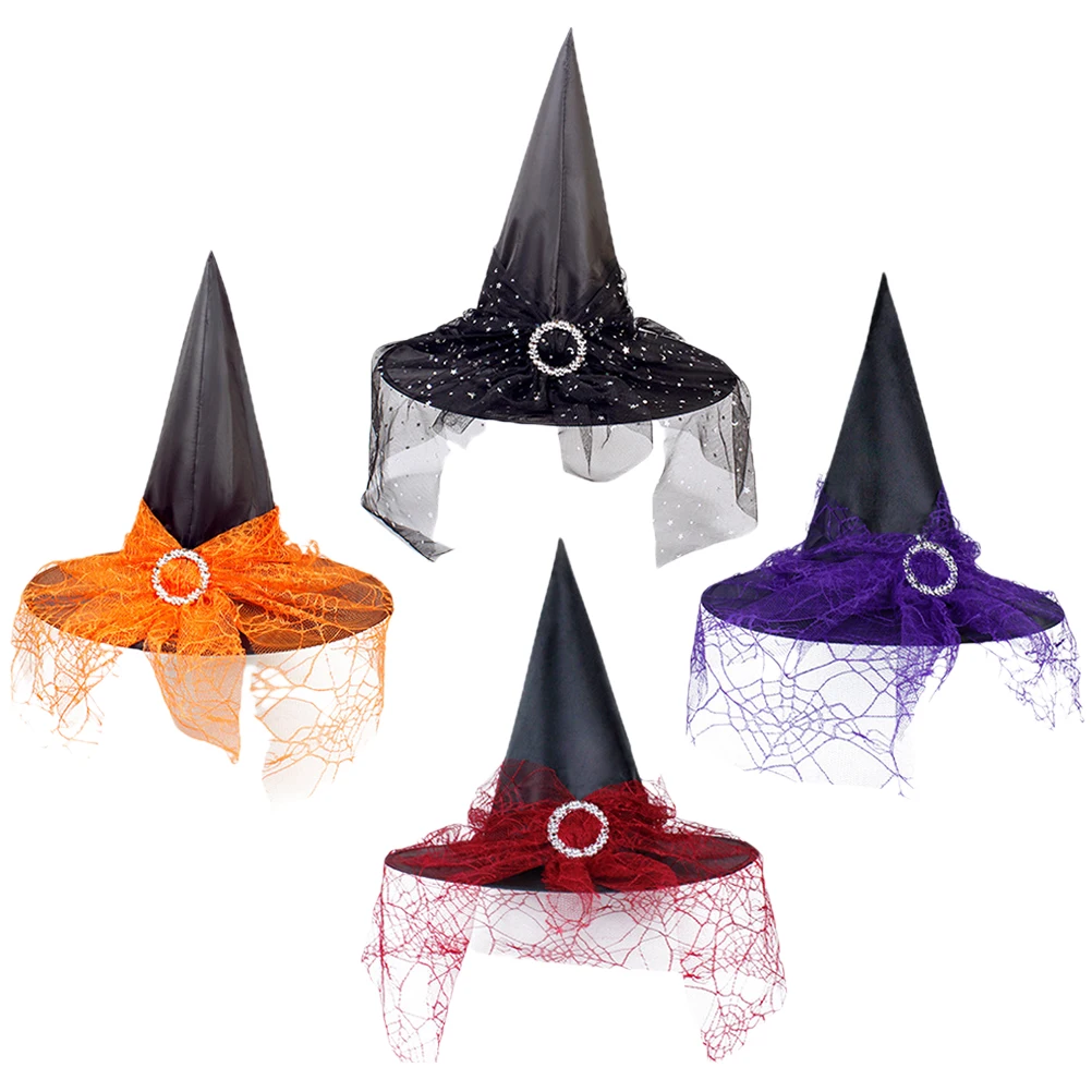 4 Pcs Witch Hat Has Cosplay Prop Grace Decoration Cloth Which Accessories for Halloween Miss Supply Party Decorations Photo
4 Pcs Witch Hat Has Cosplay Prop Grace Decoration Cloth Which Accessories for Halloween Miss Supply Party Decorations Photo