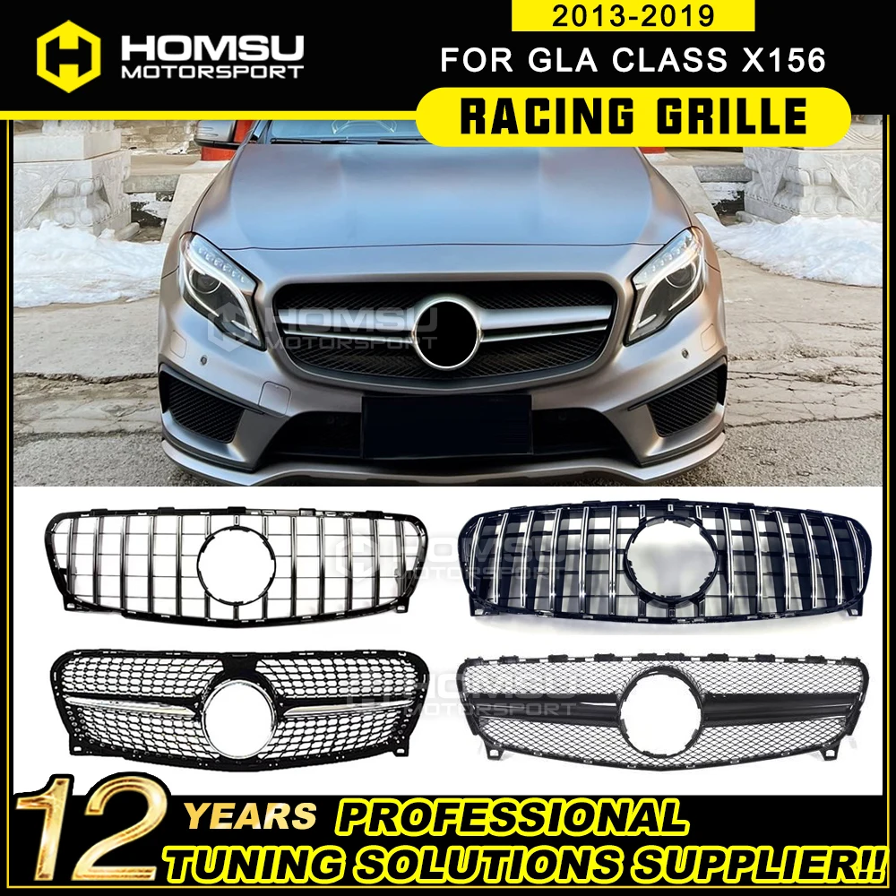 2017-18 GLA45 Style Front Grille for GLA X156 Class am g style Grille GLA45 GLA180 GLA200 GLA250 MESH grids without center badge
2017-18 GLA45 Style Front Grille for GLA X156 Class am g style Grille GLA45 GLA180 GLA200 GLA250 MESH grids without center badge