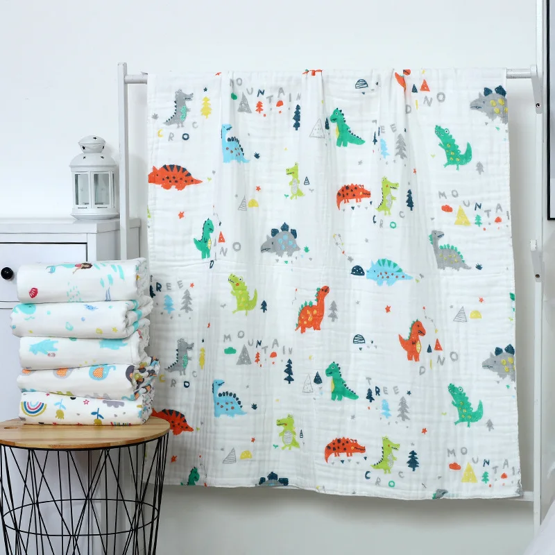 Baby Bath Towel Cotton Baby High-density Gauze Children's Quilt Six-layer Washed Cotton Cartoon Children's Quilt Printed
Baby Bath Towel Cotton Baby High-density Gauze Children's Quilt Six-layer Washed Cotton Cartoon Children's Quilt Printed