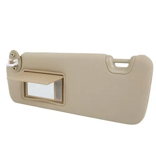 Beige Driver Side Sun Visor Assembly With Integrated Mirror And Sunroof Compatibility For 2014–2019 Models
Beige Driver Side Sun Visor Assembly With Integrated Mirror And Sunroof Compatibility For 2014–2019 Models