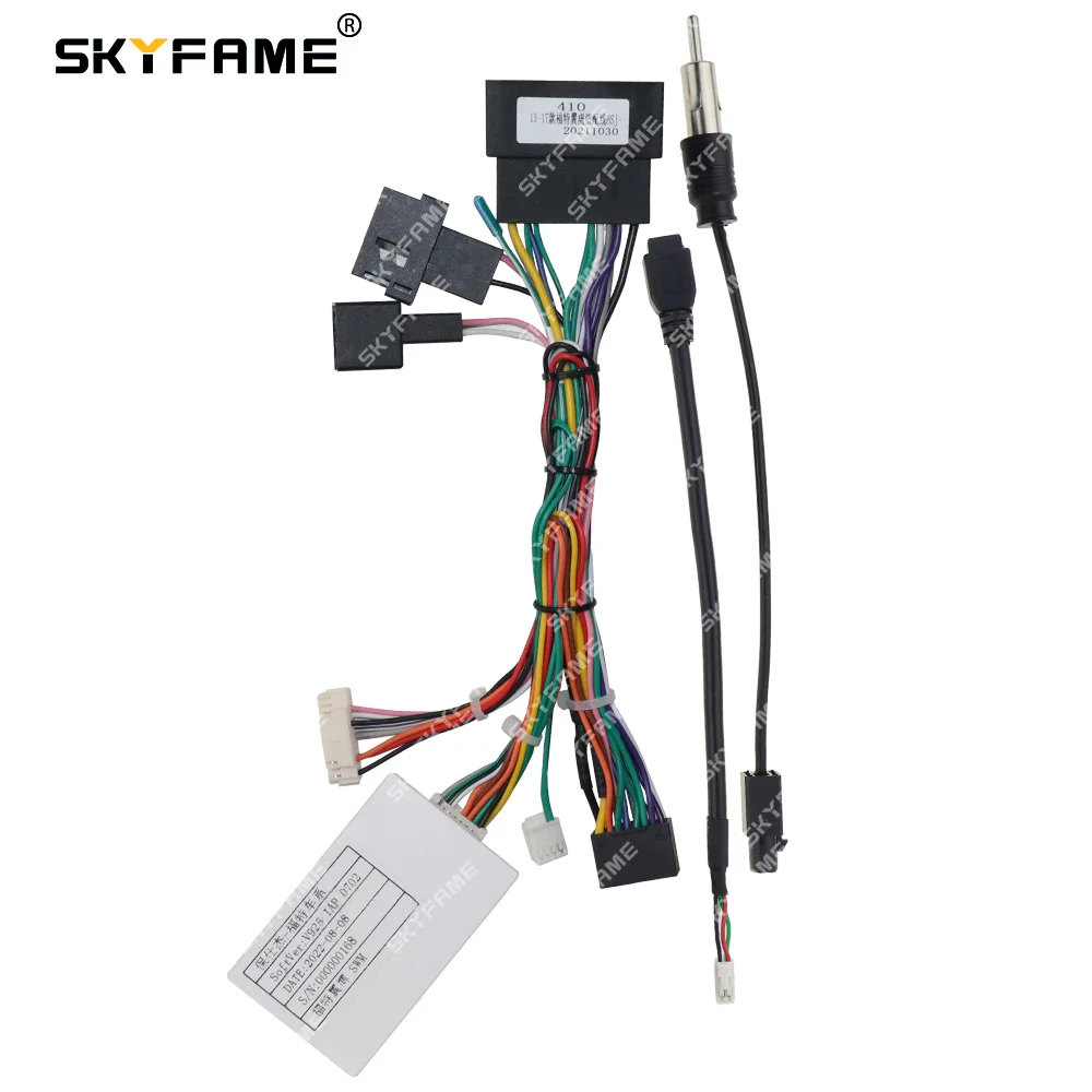 SKYFAME Car 16pin Wiring Harness Adapter Canbus Box Decoder Android Radio Power Cable For Ford Ecosport
SKYFAME Car 16pin Wiring Harness Adapter Canbus Box Decoder Android Radio Power Cable For Ford Ecosport
