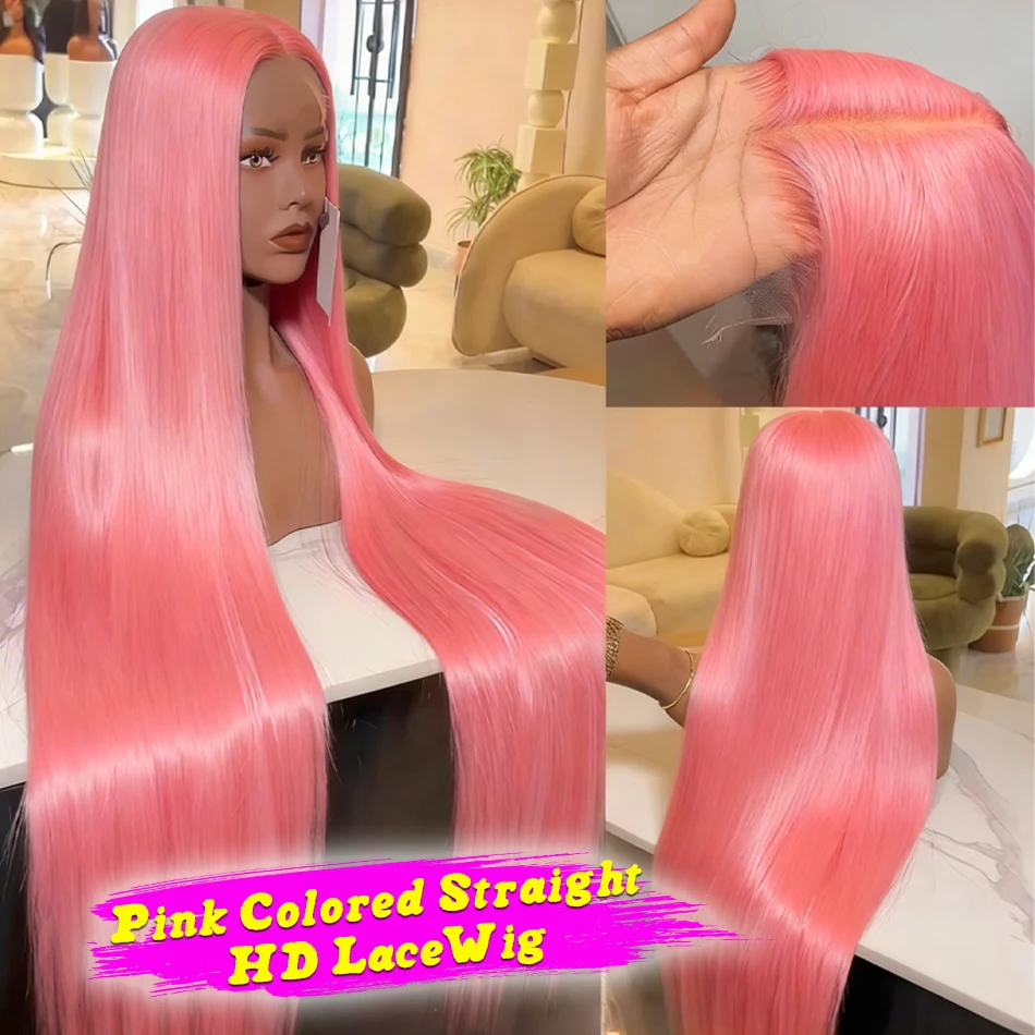 Pink Lace Front Wigs Human Hair Straight 13x6 HD Pink Lace Front Wig Human Hair Pre Plucked with Natural Hairline Colored Hd Lac
Pink Lace Front Wigs Human Hair Straight 13x6 HD Pink Lace Front Wig Human Hair Pre Plucked with Natural Hairline Colored Hd Lac