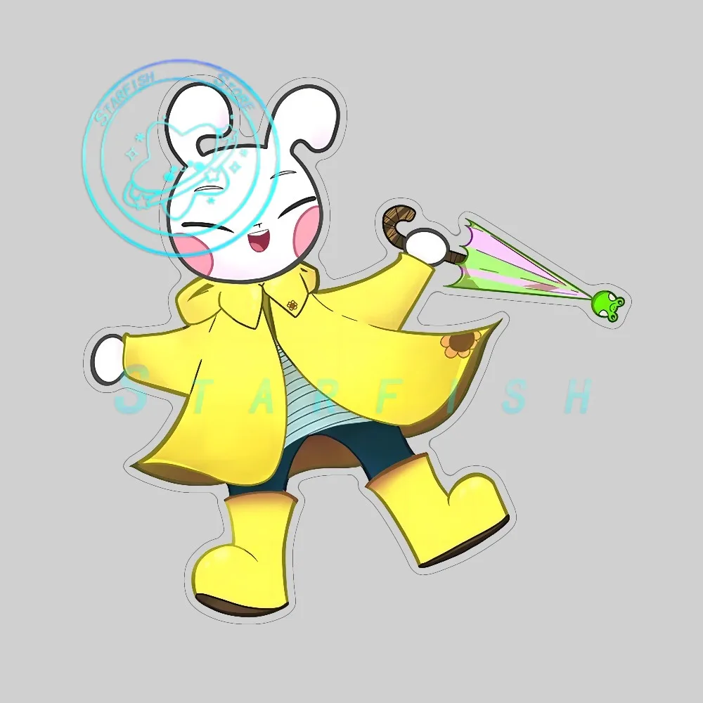Cartoon Wall Stickers Cute Rain Rabbit Stickers Room Decoration Children's Bedroom Wallpaper Waterproof Sunscreen PVC Material
Cartoon Wall Stickers Cute Rain Rabbit Stickers Room Decoration Children's Bedroom Wallpaper Waterproof Sunscreen PVC Material