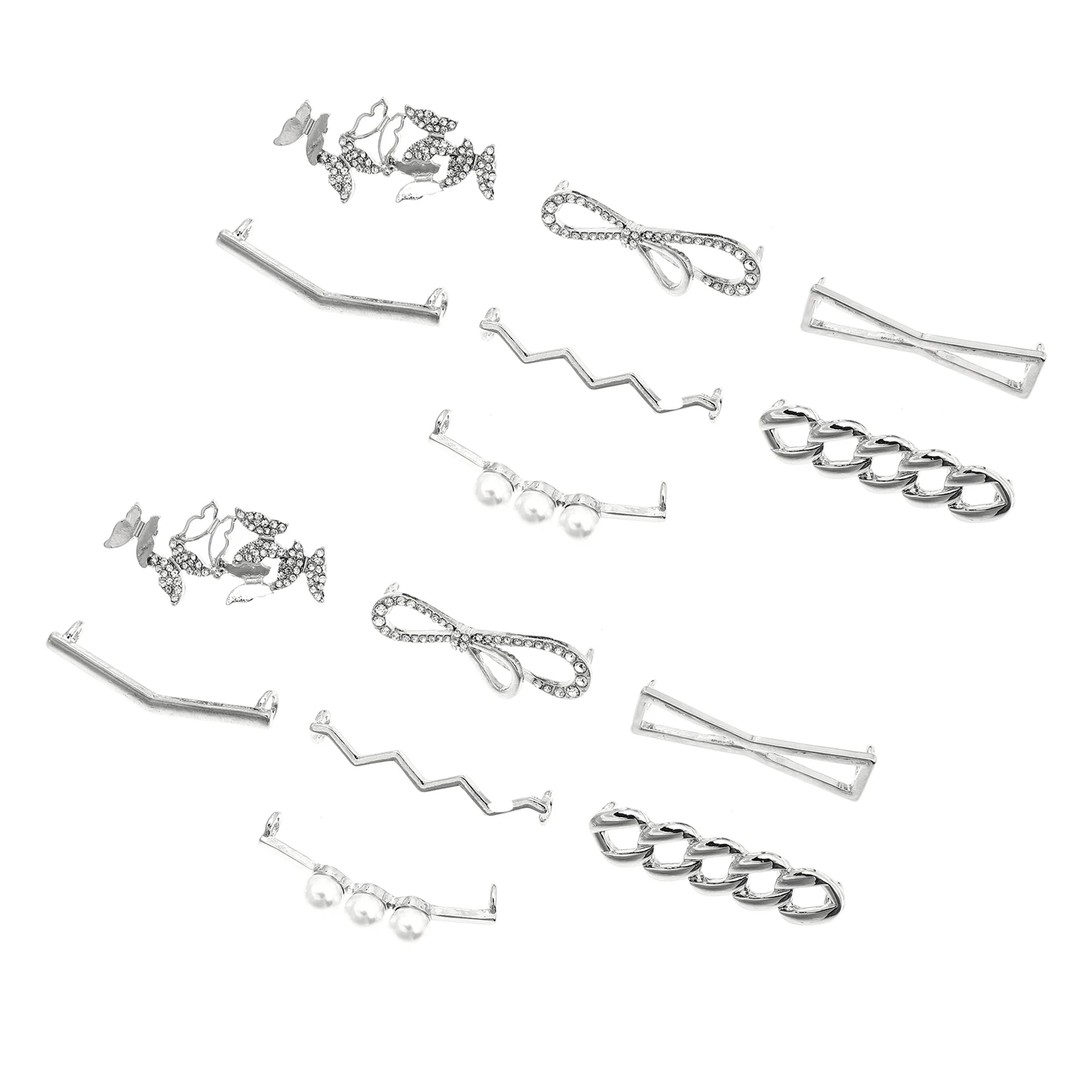 7 пар пряжек для шнурков из сплава, креативные жемчужные зажимы, анти-сладкие зажимы для ремня для обуви, украшения для женщин, пряжки для шнурков 
7 пар пряжек для шнурков из сплава, креативные жемчужные зажимы, анти-сладкие зажимы для ремня для обуви, украшения для женщин, пряжки для шнурков