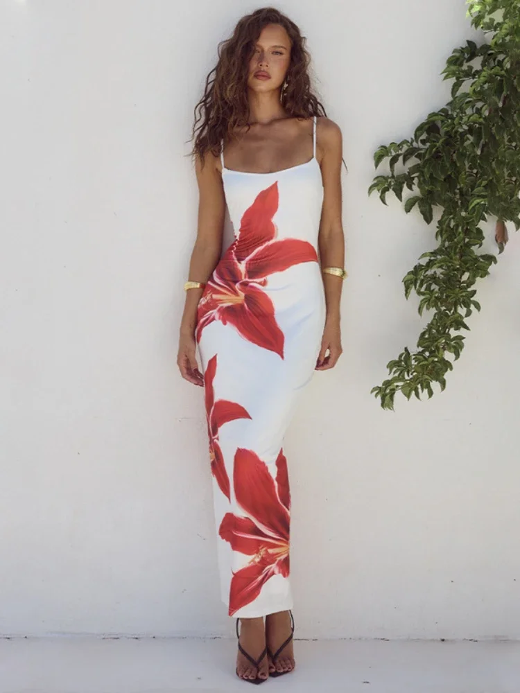 XIZOU Floral Printing Maxi Dresses for Women 2024 Fashion Spaghetti Strap Sleeveless Bodycon Long Summer Dress Street Holiday
XIZOU Floral Printing Maxi Dresses for Women 2024 Fashion Spaghetti Strap Sleeveless Bodycon Long Summer Dress Street Holiday