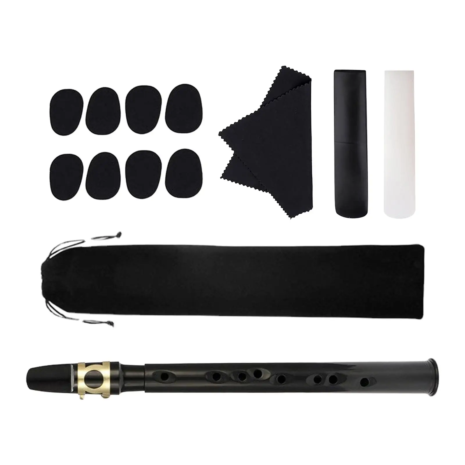 Mini Pocket Saxophone with Reeds, Carrying Bag,Pads, Cleaning Cloth Lightweight Portable Mini Sax Woodwind Instrument Adult
Mini Pocket Saxophone with Reeds, Carrying Bag,Pads, Cleaning Cloth Lightweight Portable Mini Sax Woodwind Instrument Adult