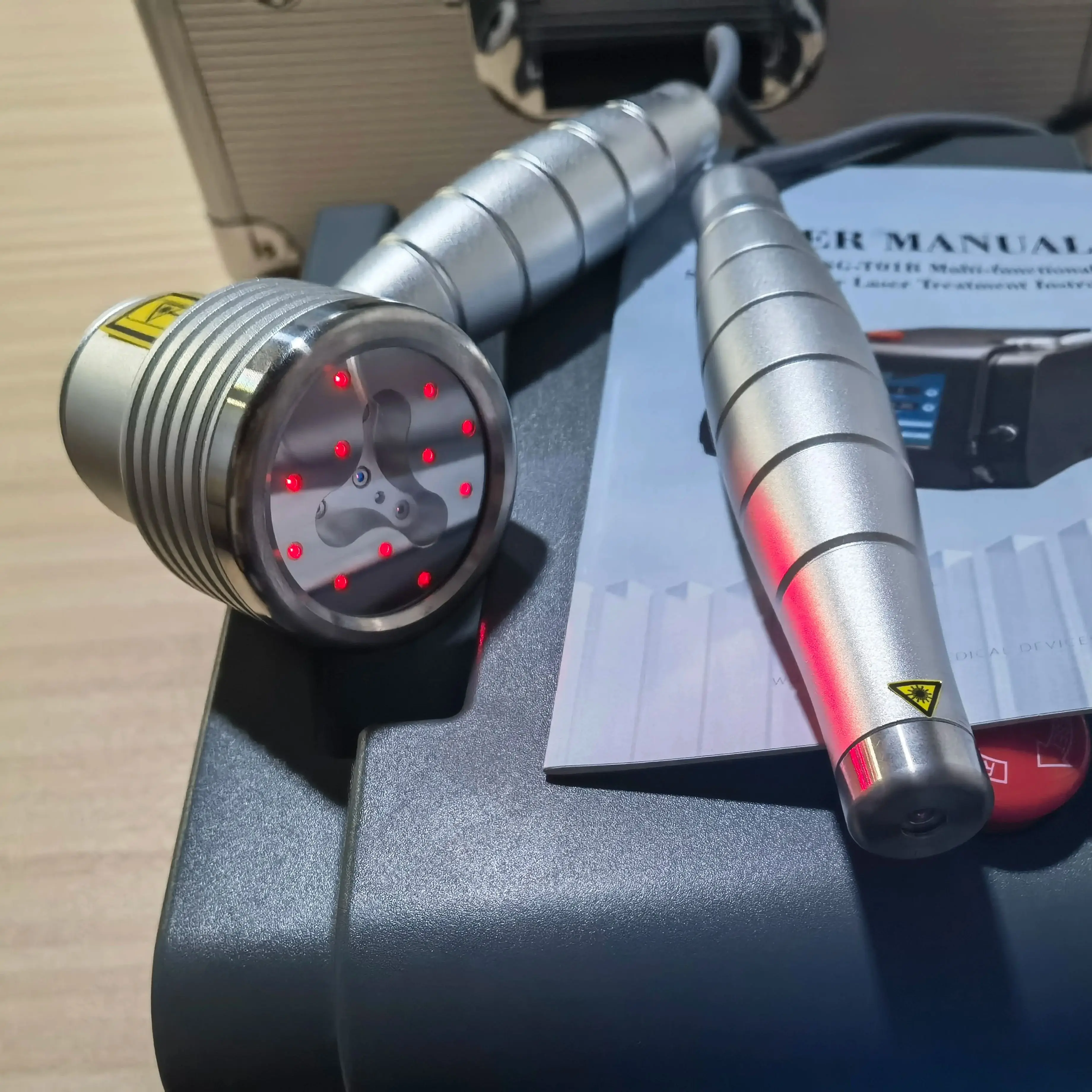 Professional 808nm Laser Device Pain Relief Machine for Back Neck Arthritis Muscle Pain, Dual Probe LLLT Therapy Equipment CE
Professional 808nm Laser Device Pain Relief Machine for Back Neck Arthritis Muscle Pain, Dual Probe LLLT Therapy Equipment CE